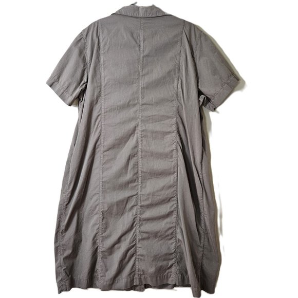 Persona by Marina Rinaldi khaki SS button down pockets shirt midi dress 29/US20 - Picture 3 of 16